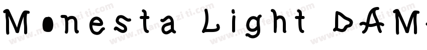 Monesta Light DAMA字体转换